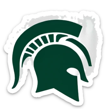 michigan state spartans logo sticker