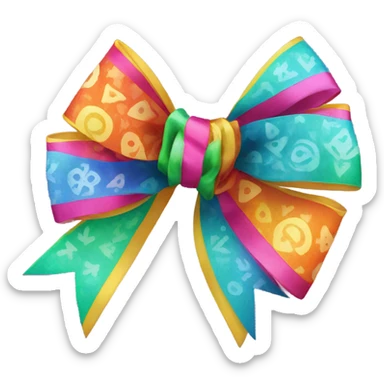pretty bows sticker