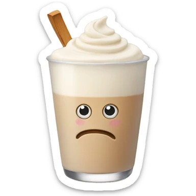 porrige with oat milk sticker