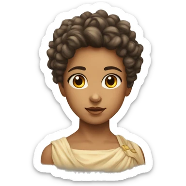 SIPRIOTES A boy who was transformed into a girl by the goddess Artemis sticker