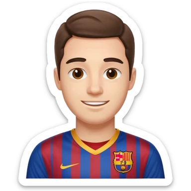 ich bin froh, ich bin Barcas Fan sticker