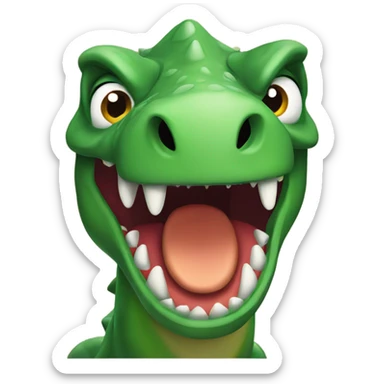 Angry dinosaur  sticker