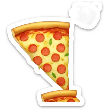 Pineapple flavored pizza sticker