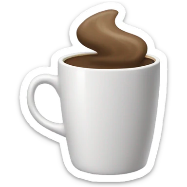 coffee in a plain purple cup sticker