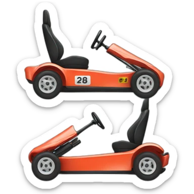 go kart sticker