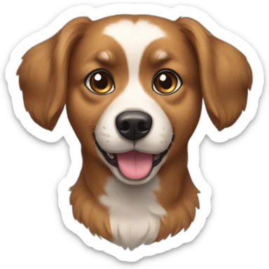 cocker-and-pomsky-dog sticker