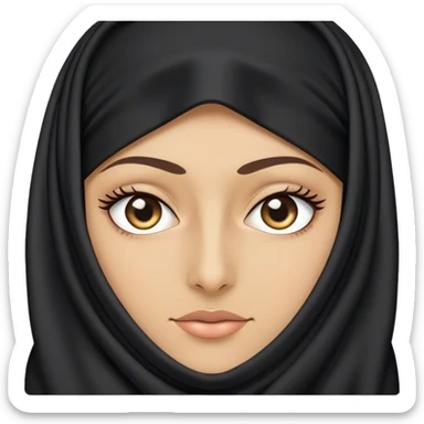Niqab nice eyes sticker