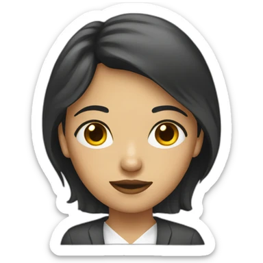 Psycologist girl sticker