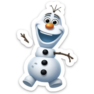 Olaf from Frozen sticker