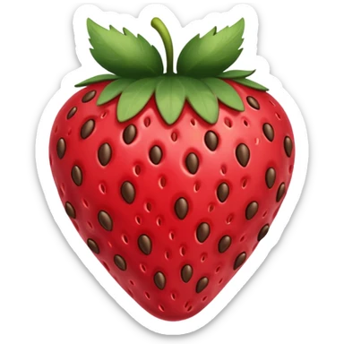 Chocolate covered strawberry  sticker