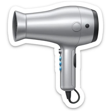hair dryer sticker