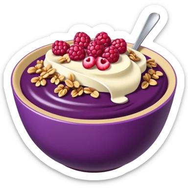 Acai bowl sticker