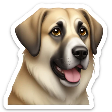Anatolian shepherd princess sticker
