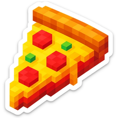 Pizza sticker