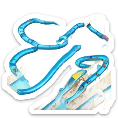 Water park sticker