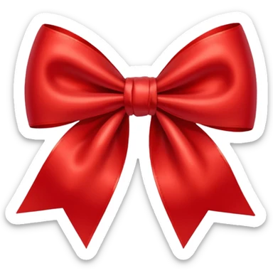 Laço vermelho sticker