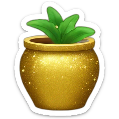 Pot de paillettes sticker