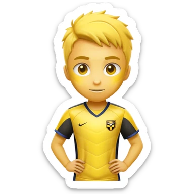 Yellowjackets soccer team member  sticker