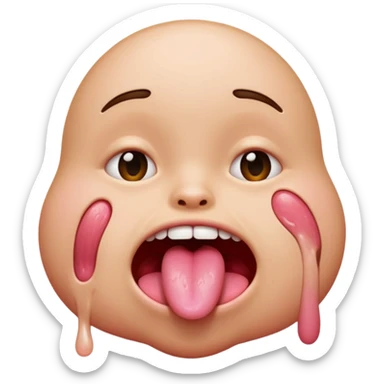 make tongue longer sticker