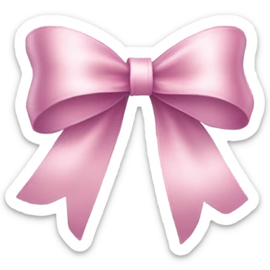 ribbon bow flowy  sticker