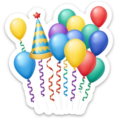 accessoires de fete sticker