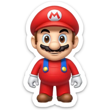 super mario sticker