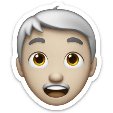 Crazy Face Emoji  sticker