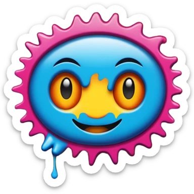 graffiti on a wall (camden market) sticker