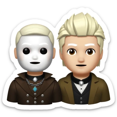 My Emojj will be of the character "Two Time", from roblox forsaken. sticker