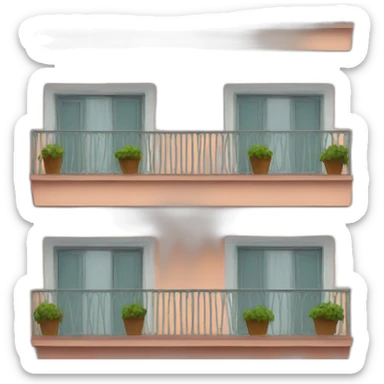 Balcony sticker
