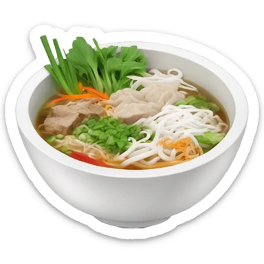 Pho bowl sticker