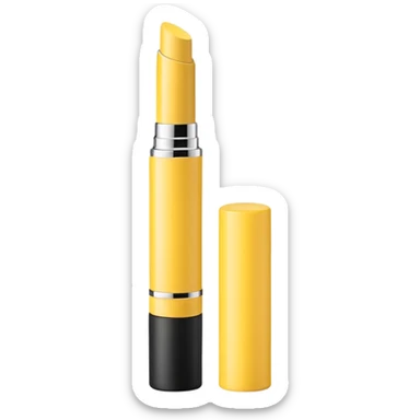 yellow makeup concealer packaging sticker