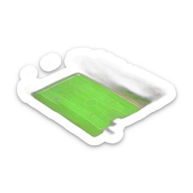 construction yard of a sports facility sticker