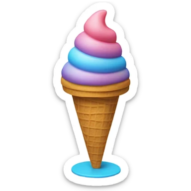 Icecream speaker sticker