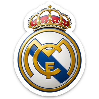 Real madrid logo sticker