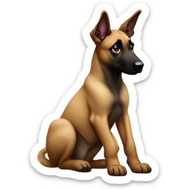 Malinois site ado sticker
