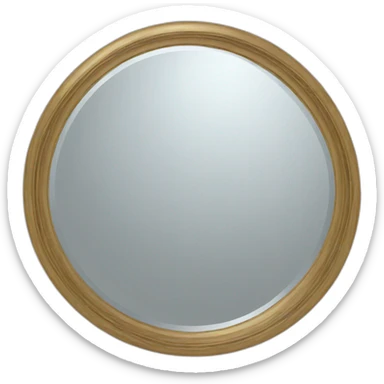 Mirror sticker