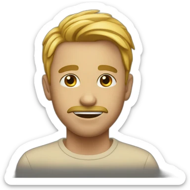 Emoji qui embrasse  sticker