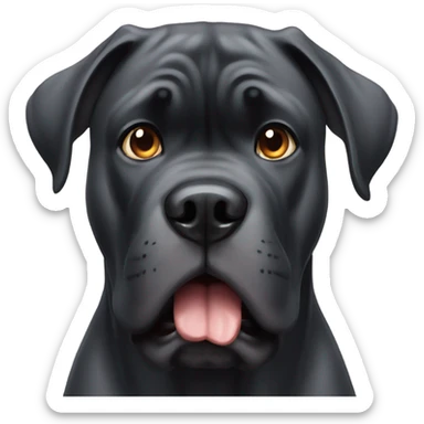 Cane Corso shocked sticker
