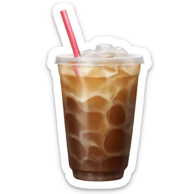 Iced coffee sticker