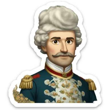 Russian nobleman of the 19th century sticker