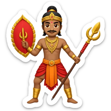 tamil warrior sticker