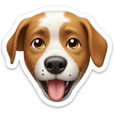 Dog farting  sticker