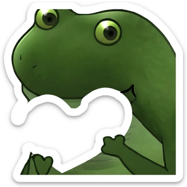 Black and purple Heart sticker