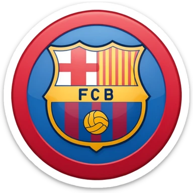 Fc Barcelona logo imoji sticker