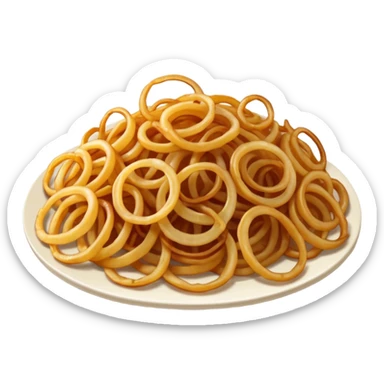 pack of fried onions in cut pieces as small as chips/crisps sticker