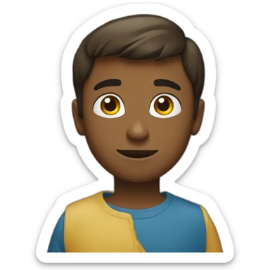 Garçon qui sourit sticker