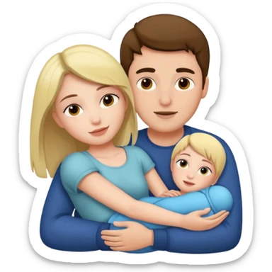 Girl laying in guys arms  sticker