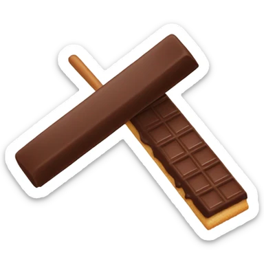 Stick o the wafer sticks with chocolate  sticker