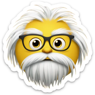 yellow lorax sticker